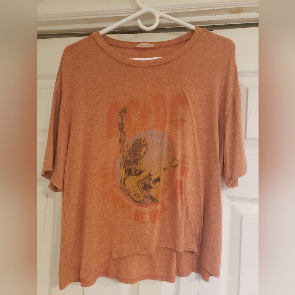 Vintage 70's ACDC t-shirt size Medium rockband